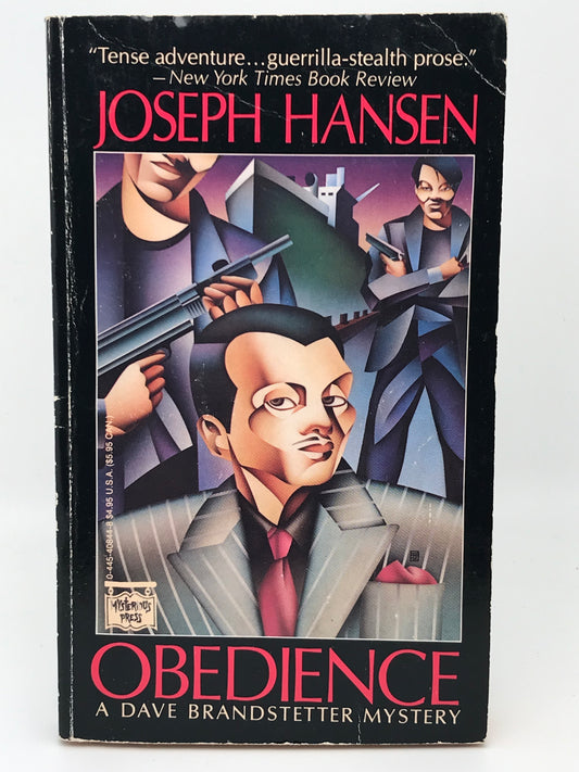 Obedience MYSTERIOUS PRESS Paperback Joseph Hansen ACH01