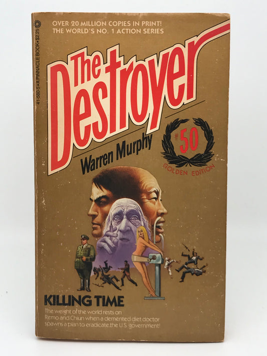 Destroyer #50 Killing Time PINNACLE Paperback Warren Murphy ACH01