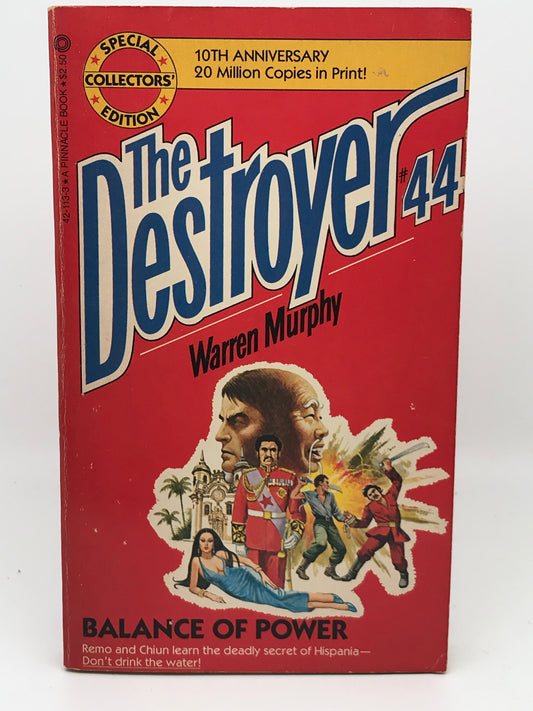 Destroyer #44 Balance Of Power PINNACLE Paperback Warren Murphy ACH01