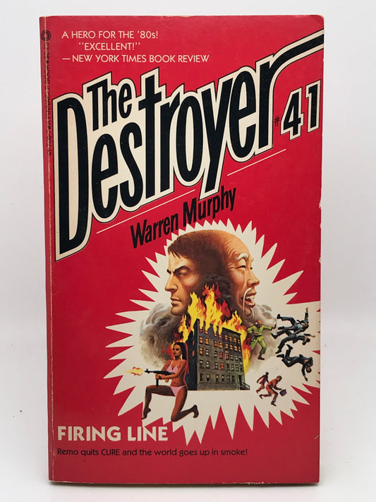 Destroyer #41 Firing Line PINNACLE Paperback Warren Murphy ACH01