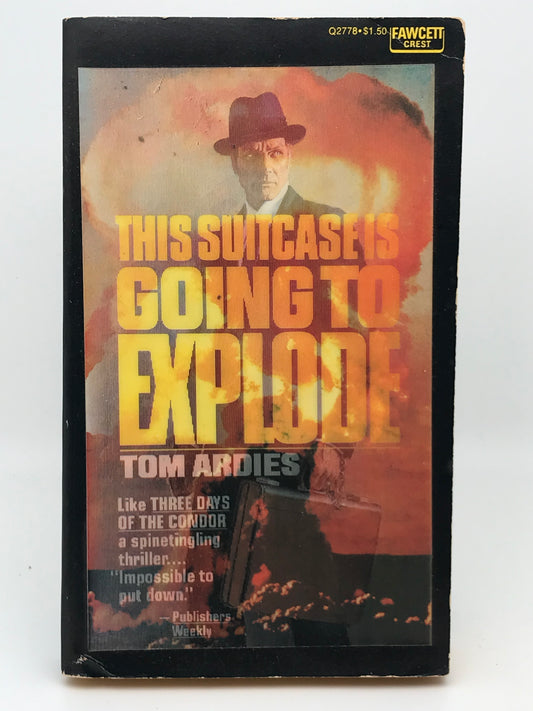 This Suitcase Is Going To Explode FAWCETT Paperback Tom Ardies Lenticular Cover ACH01