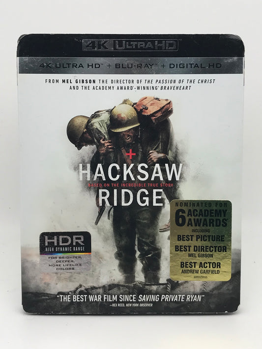 Hacksaw Ridge 4K/BLU-RAY Andrew Garfield USED BR01