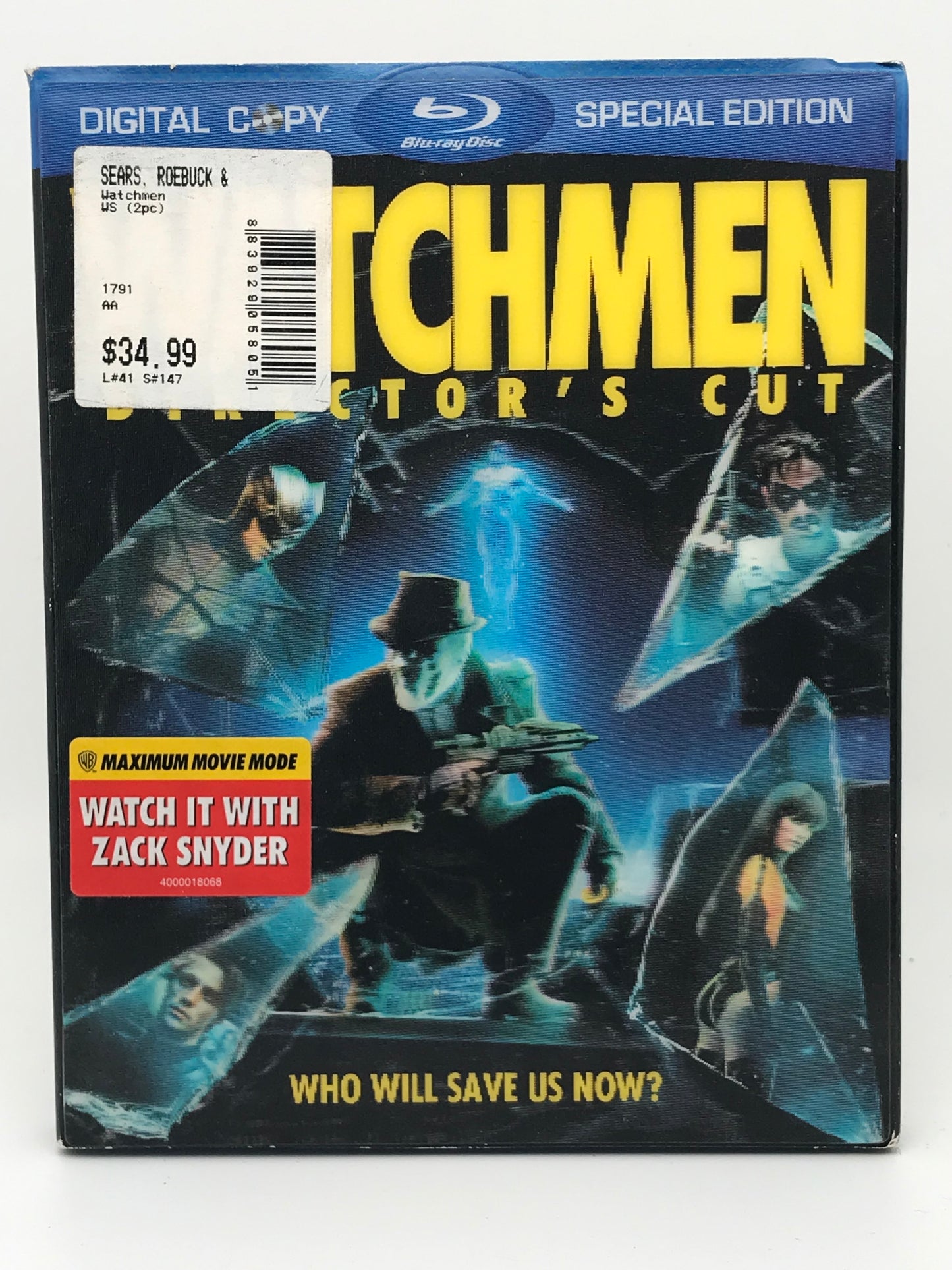 Watchmen BLU-RAY Zach Snyder USED BR01