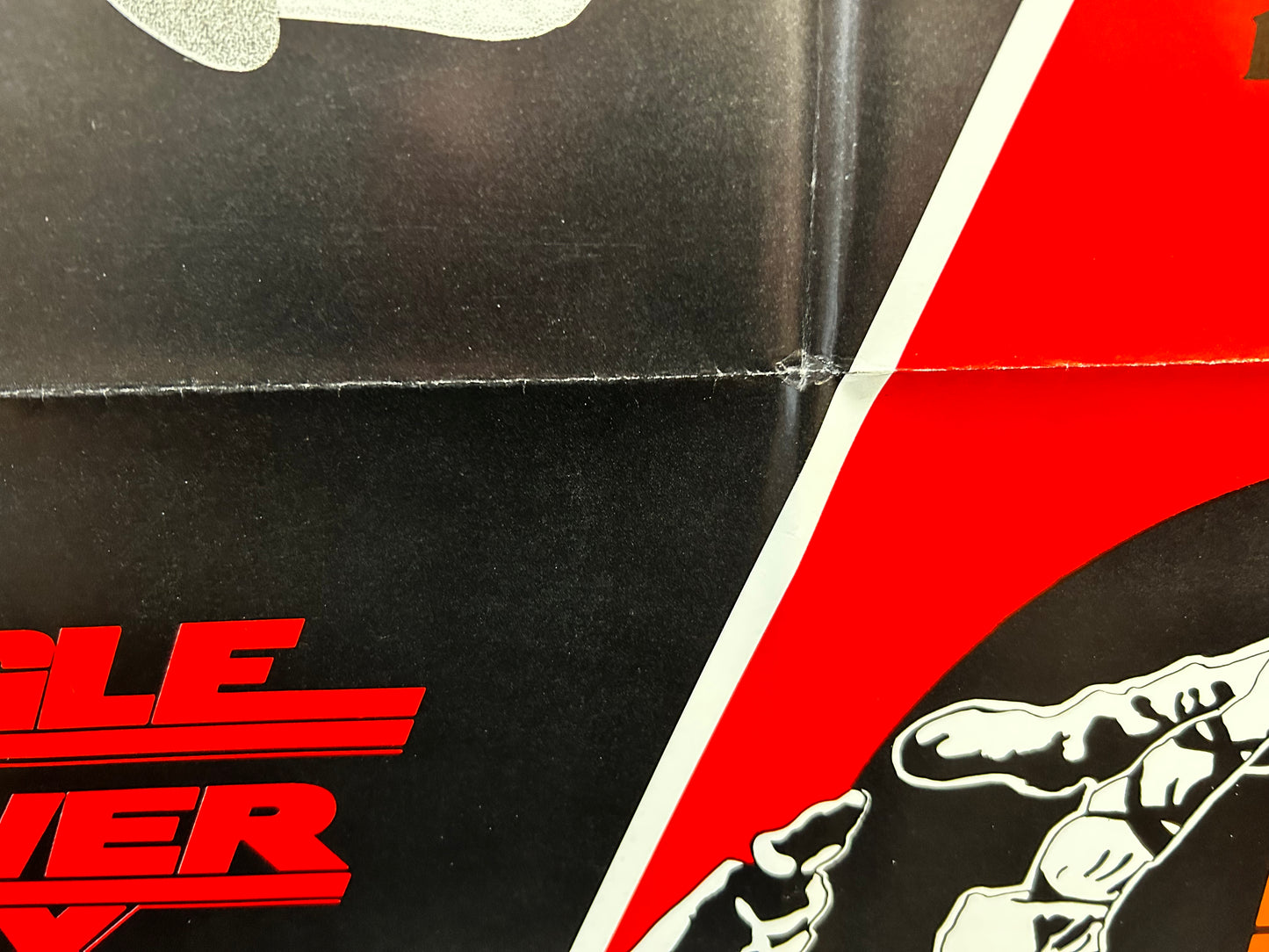 Eagle vs Silver Fox/Fist Of The Golden Monkey Original DBL Bill One Sheet Poster 1980's