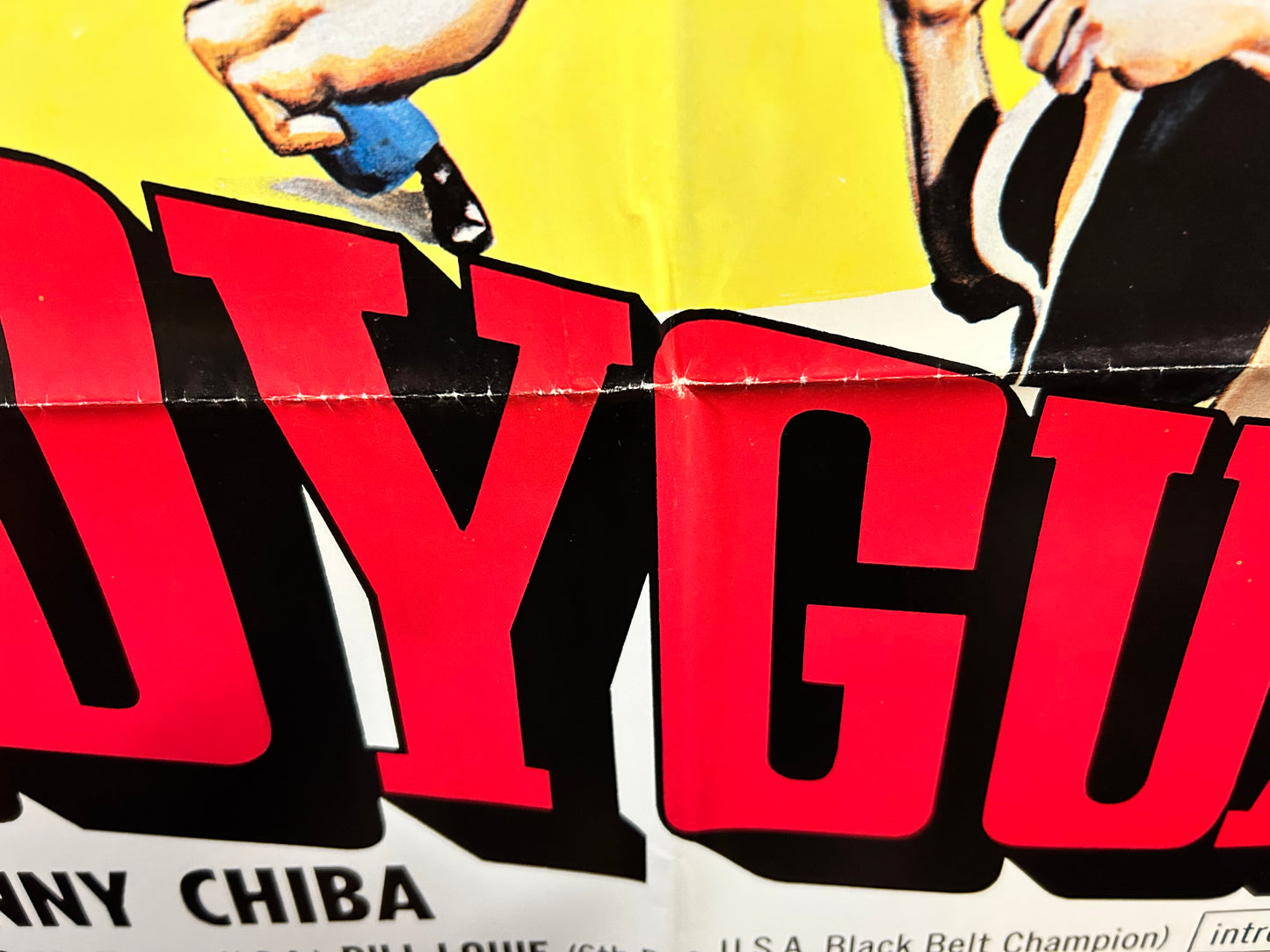 Bodyguard Original One Sheet Poster 1973 Sonny Chiba!