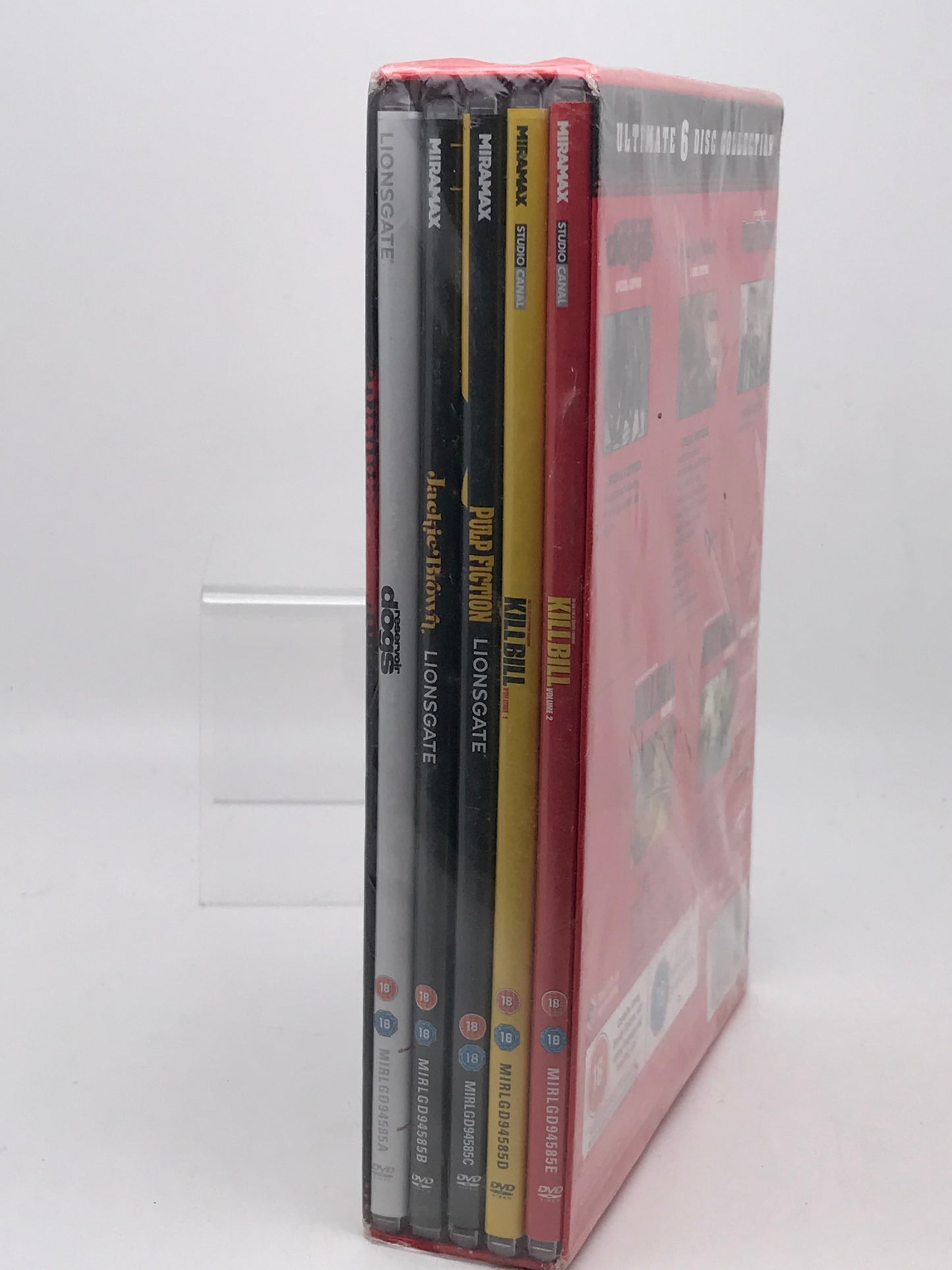 Tarantino 6 Disc DVD Collection REGION 2 NEW/SEALED BR01