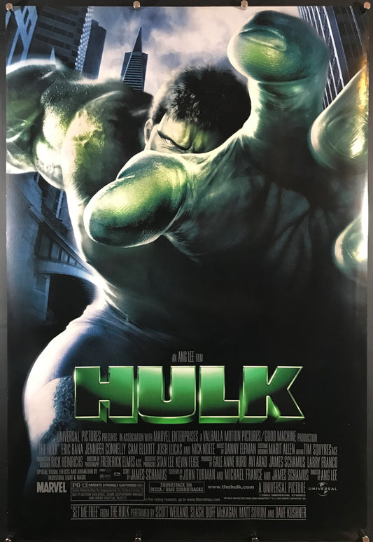 Hulk Original One Sheet Poster 2003