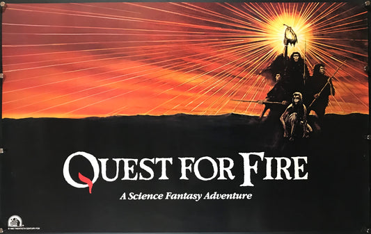 Quest For Fire Original British Quad Teaser Poster 1981