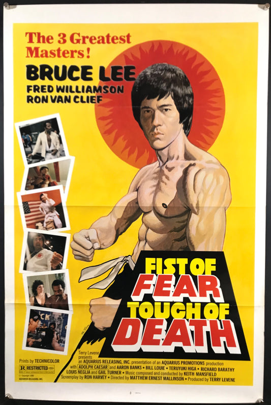 Fist Of Fear, Touch Of Death Original One Sheet Poster 1980