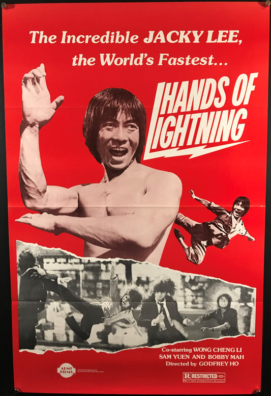 Hands Of Lightning Original One Sheet Poster 1982