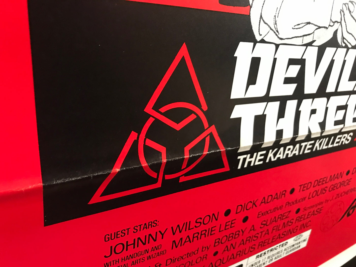 Devil's Three Original One Sheet Poster 1979