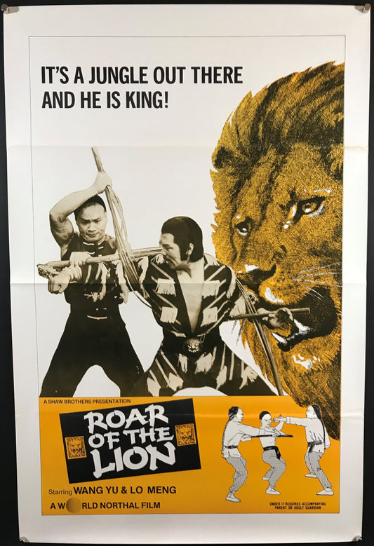 Roar Of The Lion Original One Sheet Poster 1981