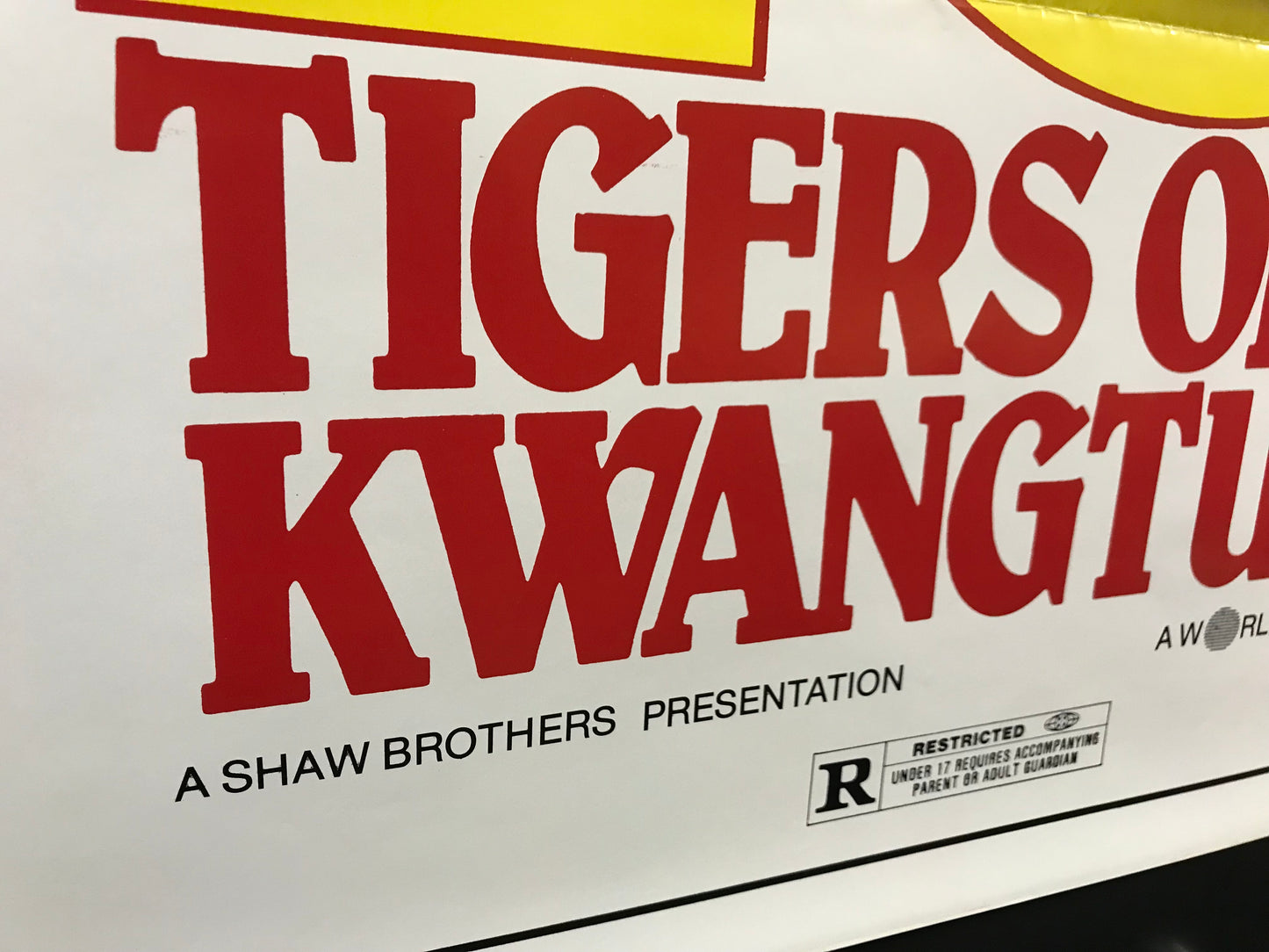 10 Tigers Of Kwangtung Original One Sheet Poster 1980