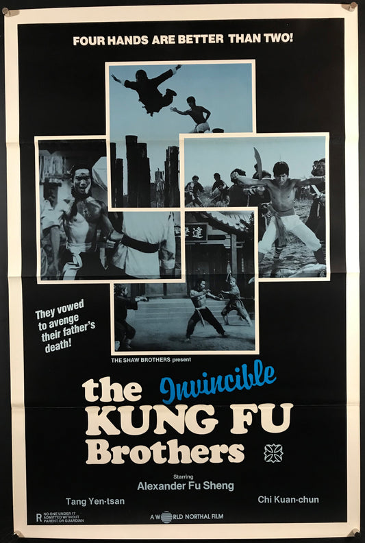 Invincible Kung-Fu Brothers Original One Sheet Poster 1976