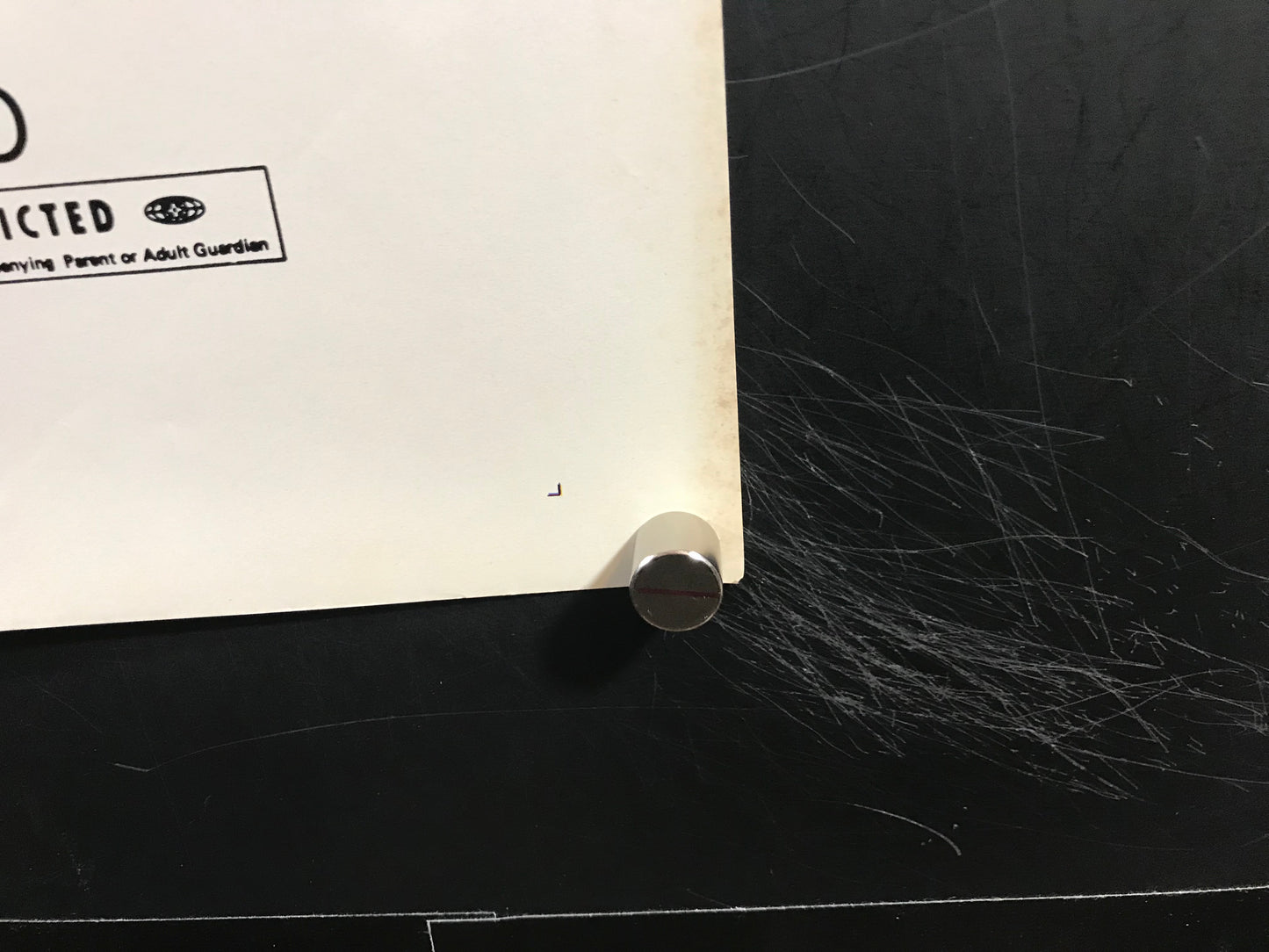 Edge Of Fury Original One Sheet Poster 1978