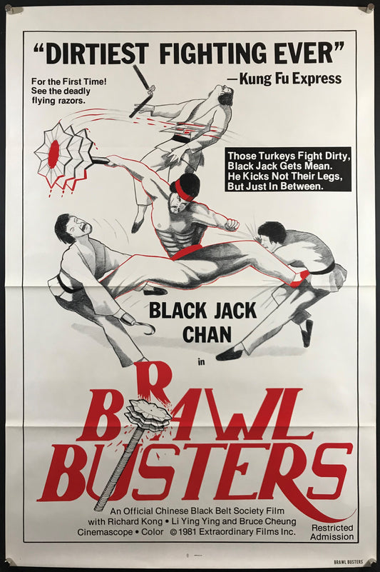 Brawl Busters Original One Sheet Poster 1978