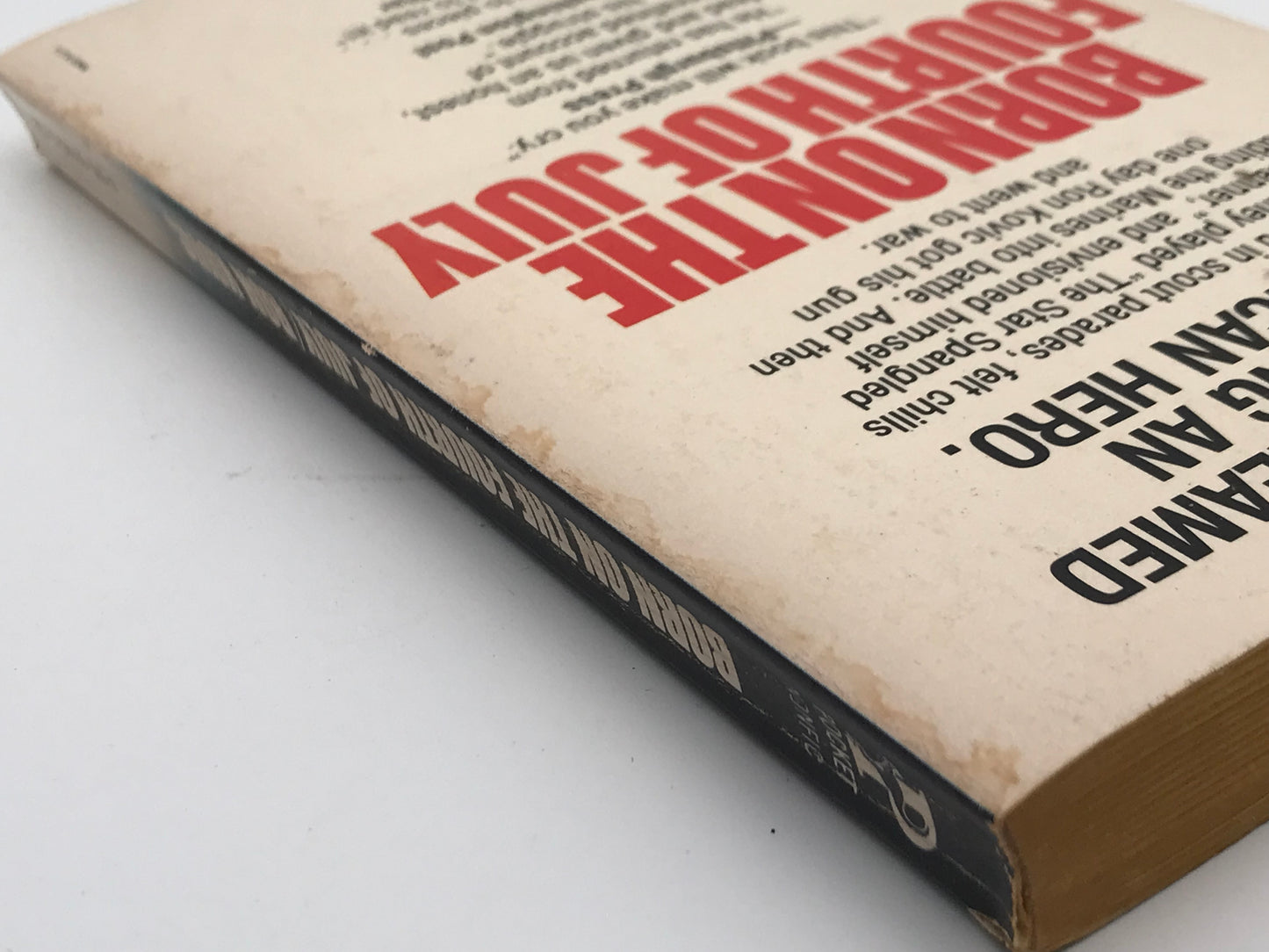 Born On The Fourth Of July POCKET Paperback Ron Kovic H03