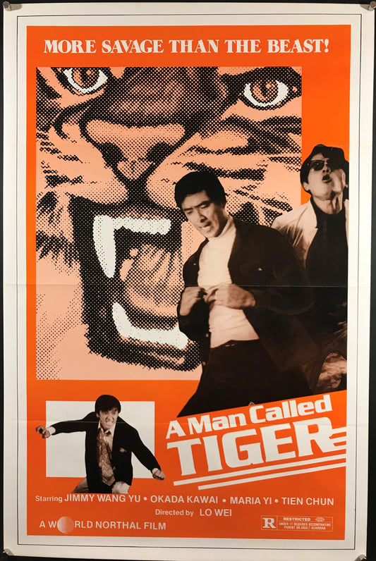 A Man Called Tiger Original One Sheet Poster 1973