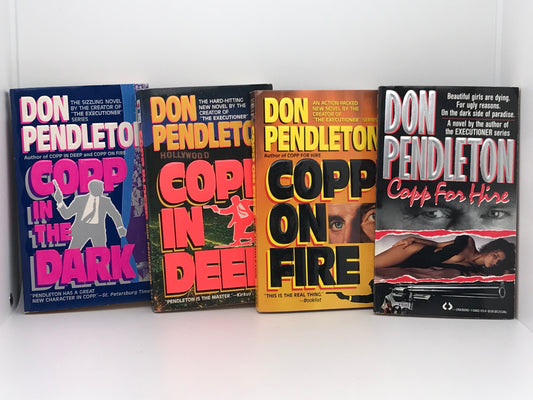 Don Pendleton "Copp" Lot Of 4 HARPER Paperback H03