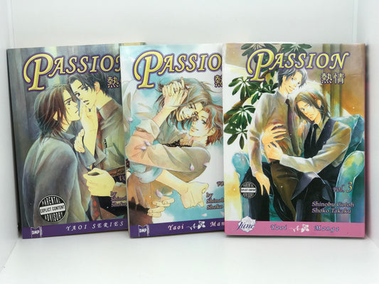 Passion Vol. 1-3 Lot DMP Manga Paperback English Gotoh M01