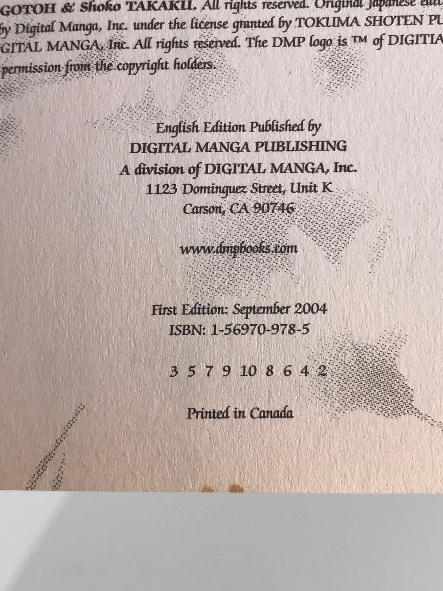 Passion Vol. 1-3 Lot DMP Manga Paperback English Gotoh M01