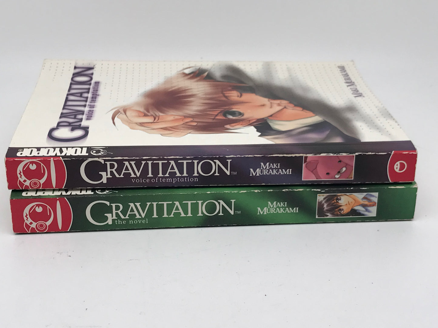 Gravitation: The Novel, Voice Of Temptation Lot Of 2 TOKYOPOP Manga Paperback English Murakami M01
