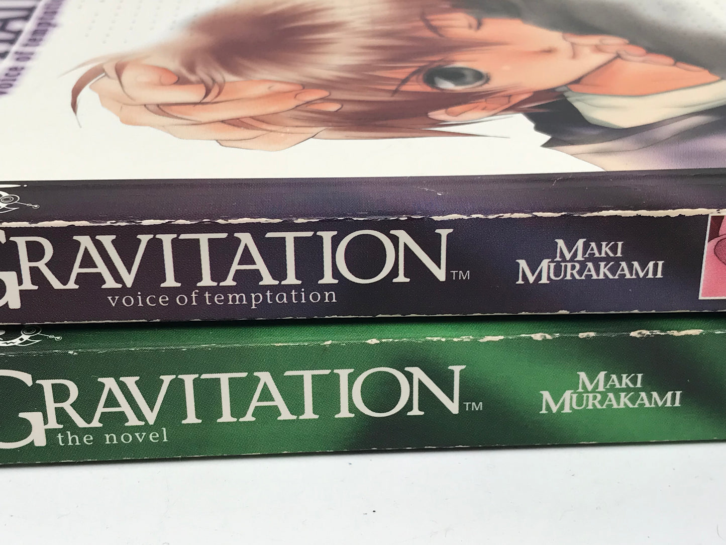 Gravitation: The Novel, Voice Of Temptation Lot Of 2 TOKYOPOP Manga Paperback English Murakami M01