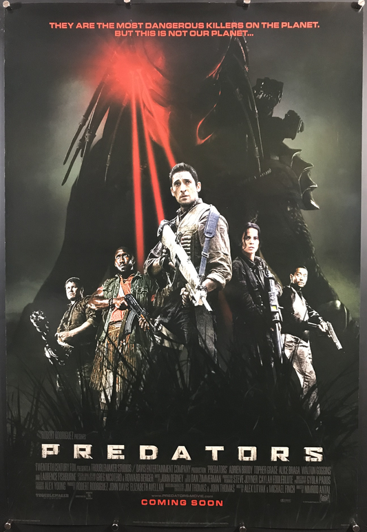Predators Original International Style B One Sheet Poster 2010