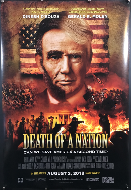 Death Of A Nation Original One Sheet Poster 2018