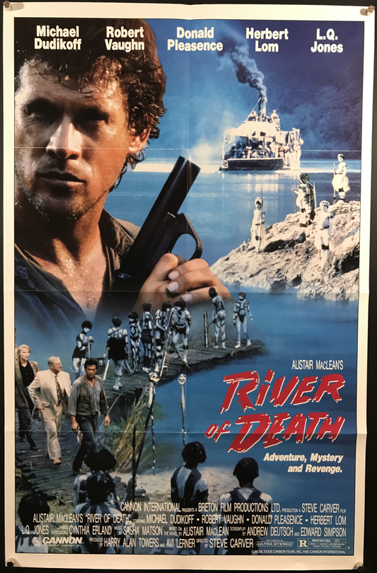 River Of Death Original One Sheet Poster 1989