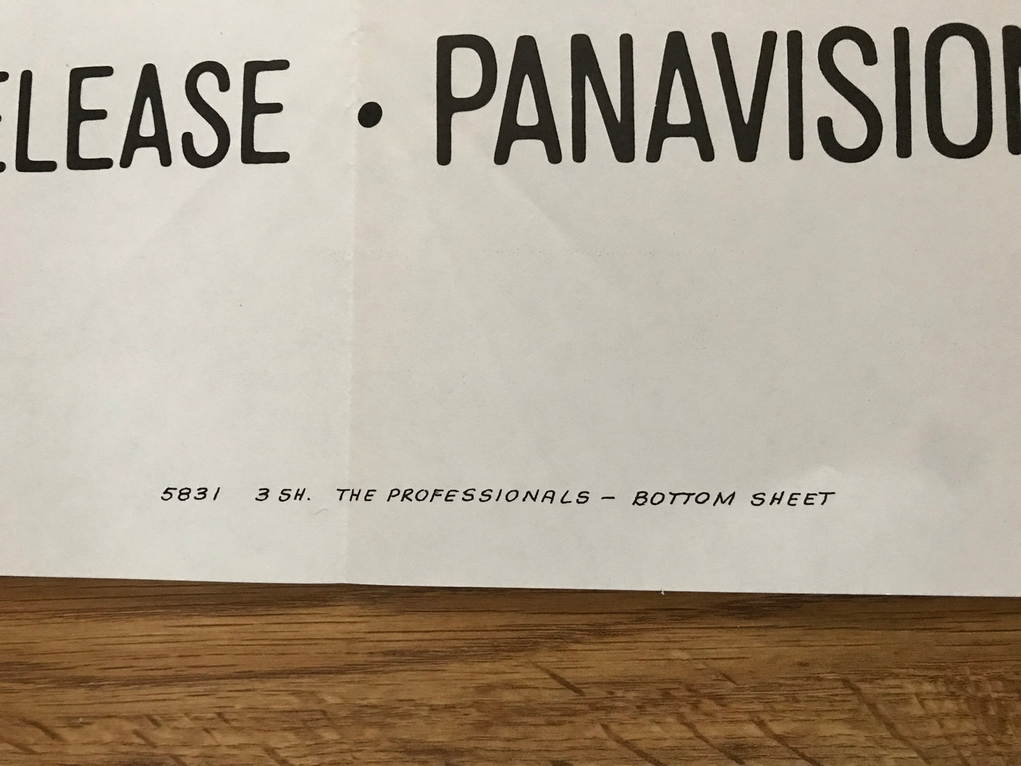 Professionals Original Three Sheet Poster 1972