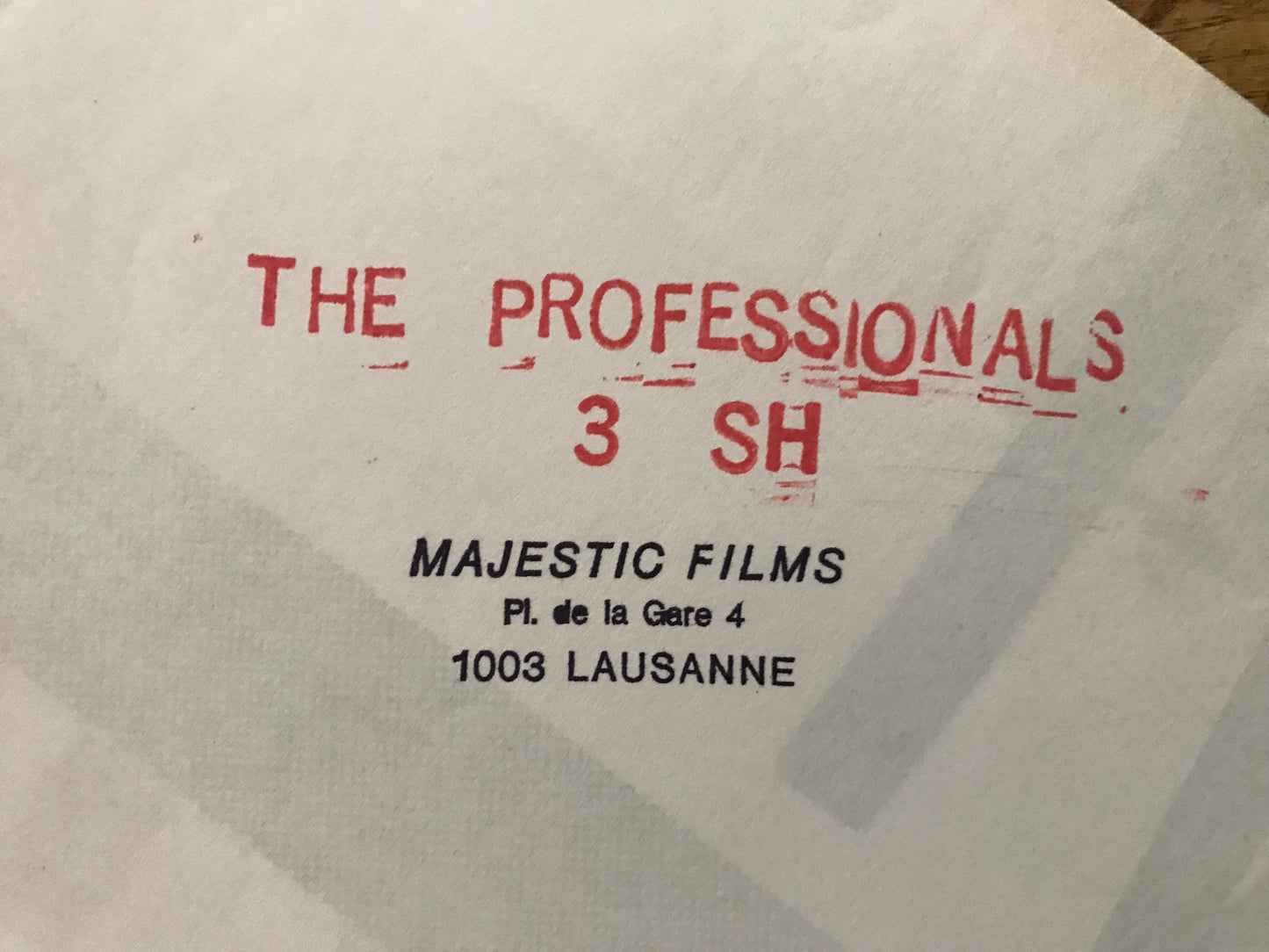Professionals Original Three Sheet Poster 1972