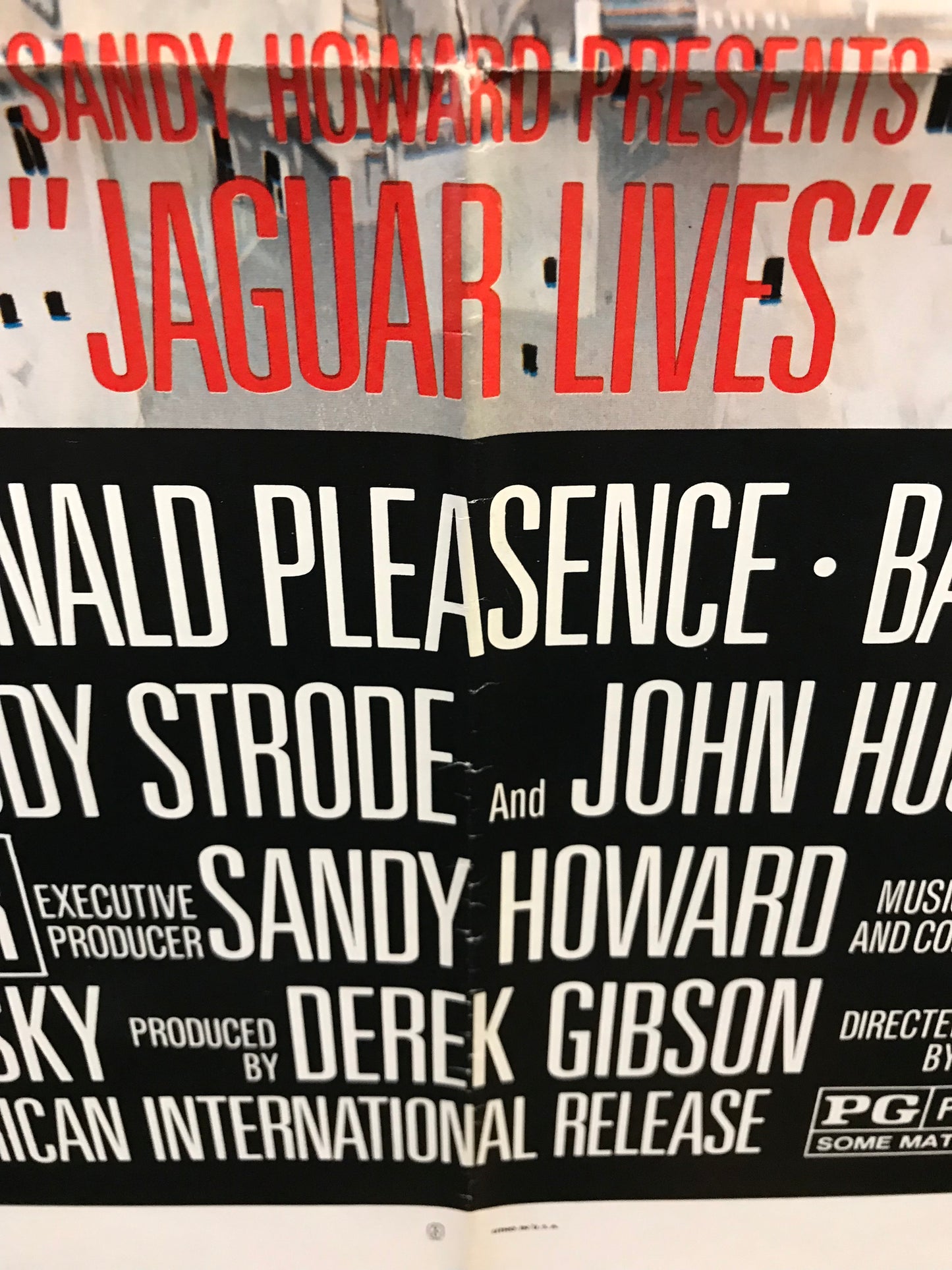 Jaguar Lives Original One Sheet Poster 1979
