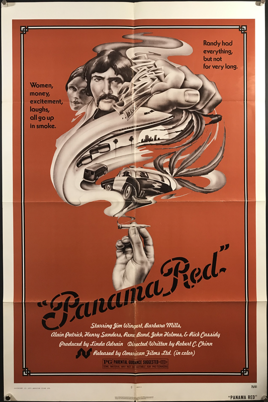 Panama Red Original One Sheet Poster 1975