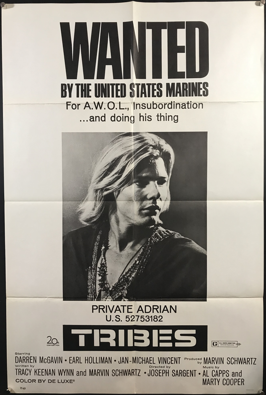 Tribes Original One Sheet Poster 1970
