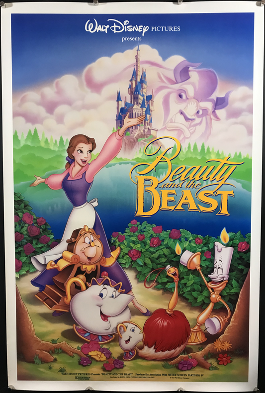 Beauty And The Beast Original One Sheet Poster 1991