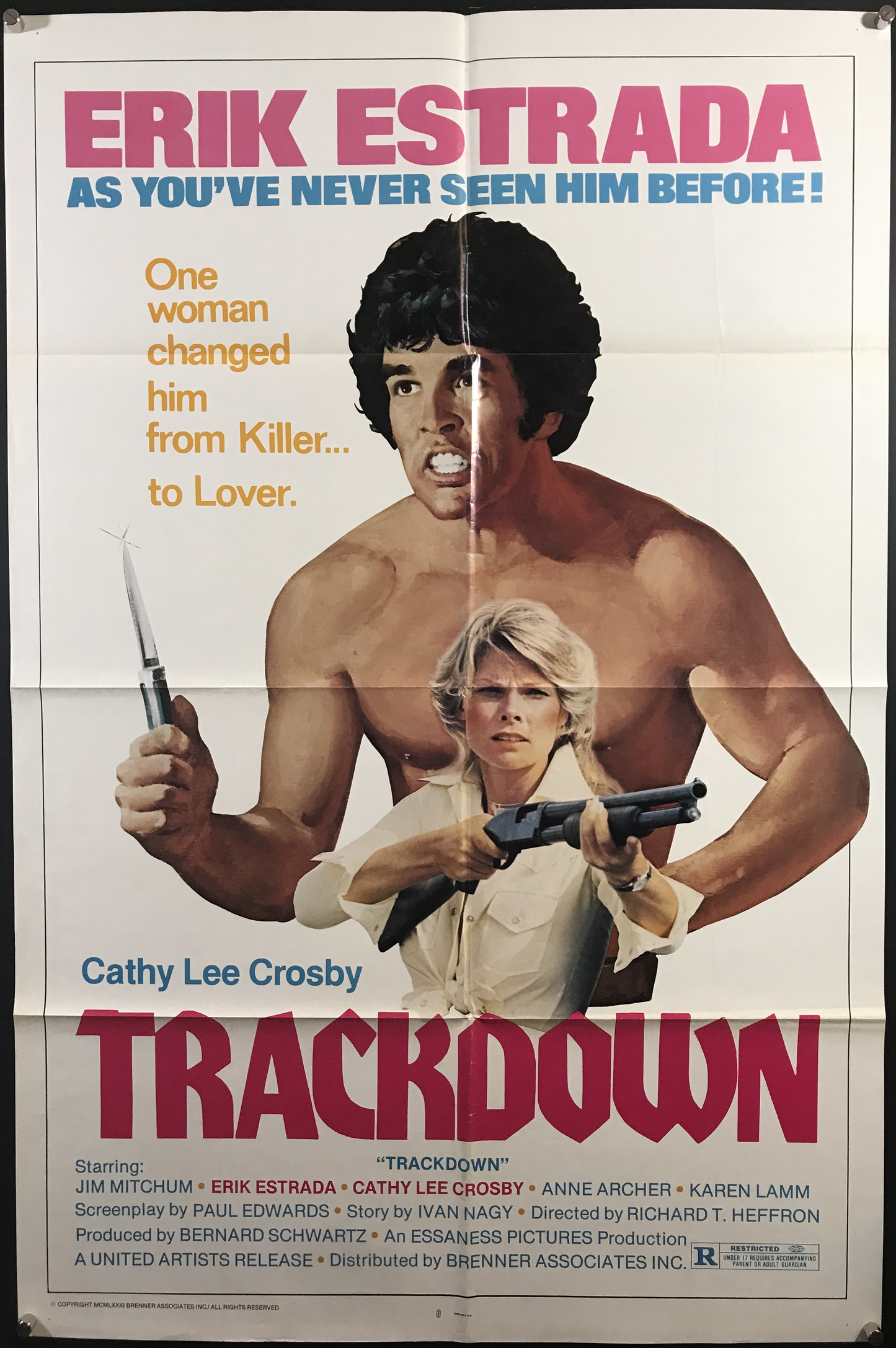 Trackdown Original One Sheet Poster 1976
