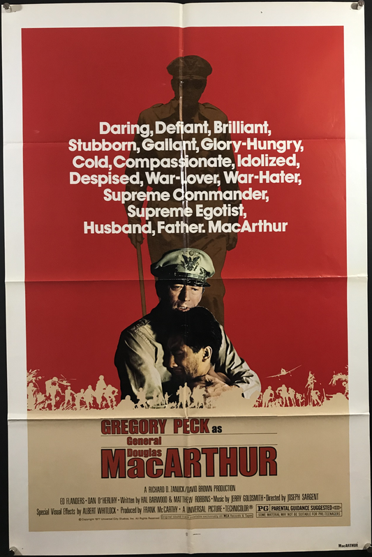 MacArthur Original One Sheet Poster 1977