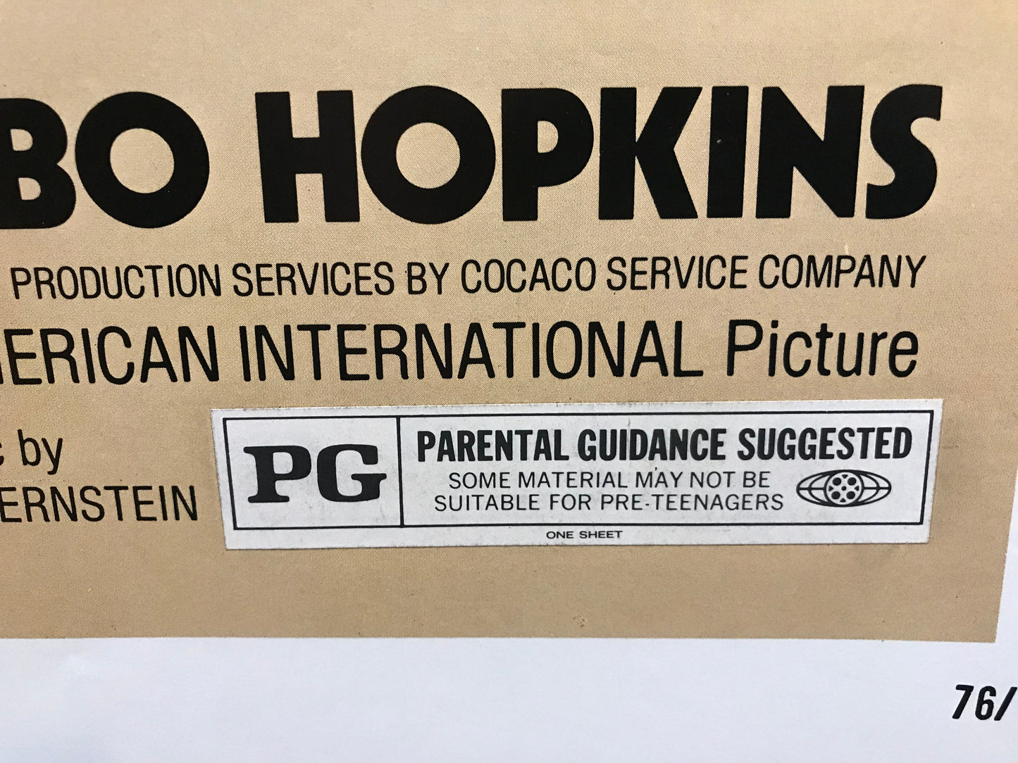 Small Town In Texas Original One Sheet Poster 1976