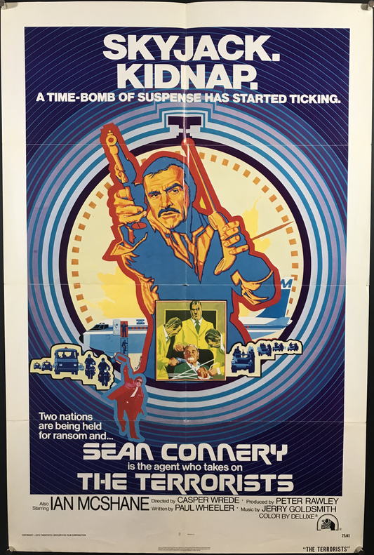 Terrorists Original One Sheet Poster 1975