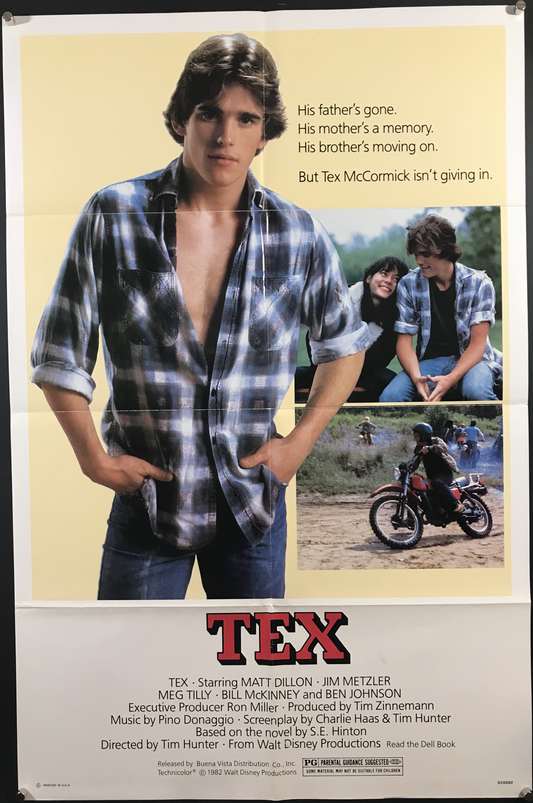 Tex Original One Sheet Poster 1982