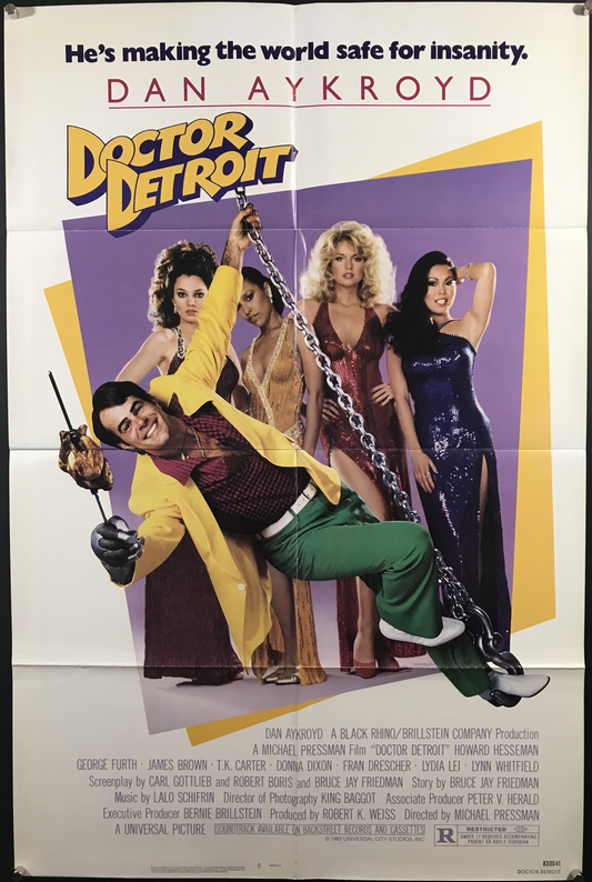 Doctor Detroit Original One Sheet Poster 1983