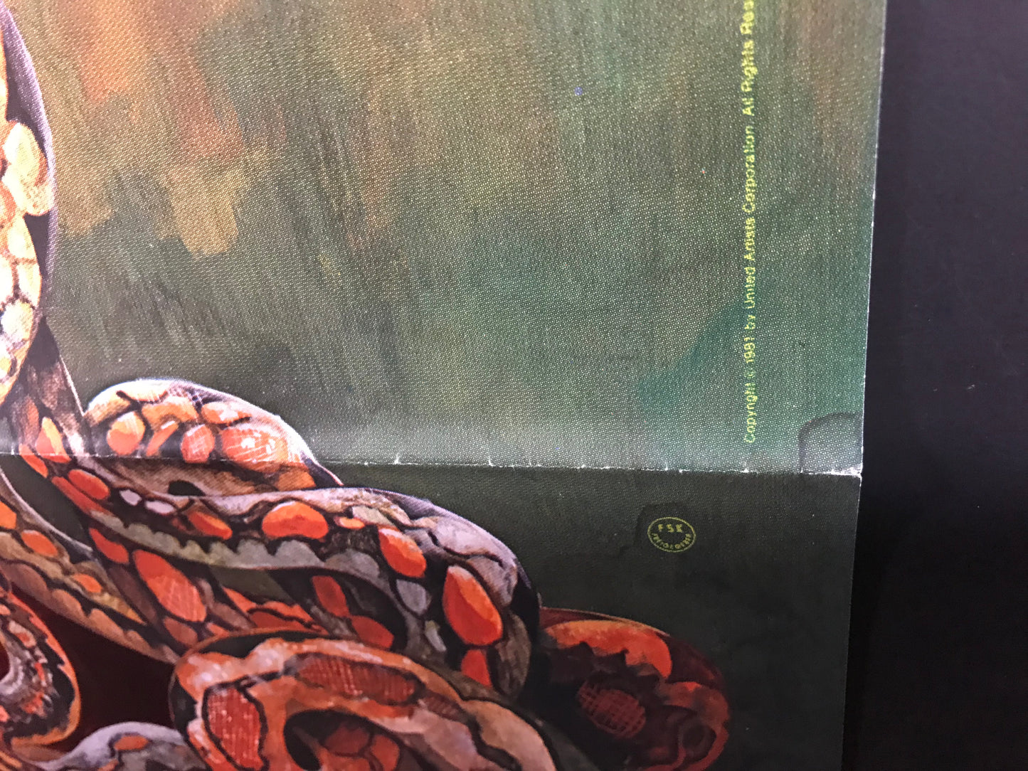 King Cobra Original German A1 Poster 1981