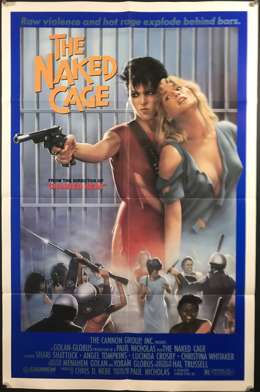 Naked Cage Original One Sheet Poster 1986