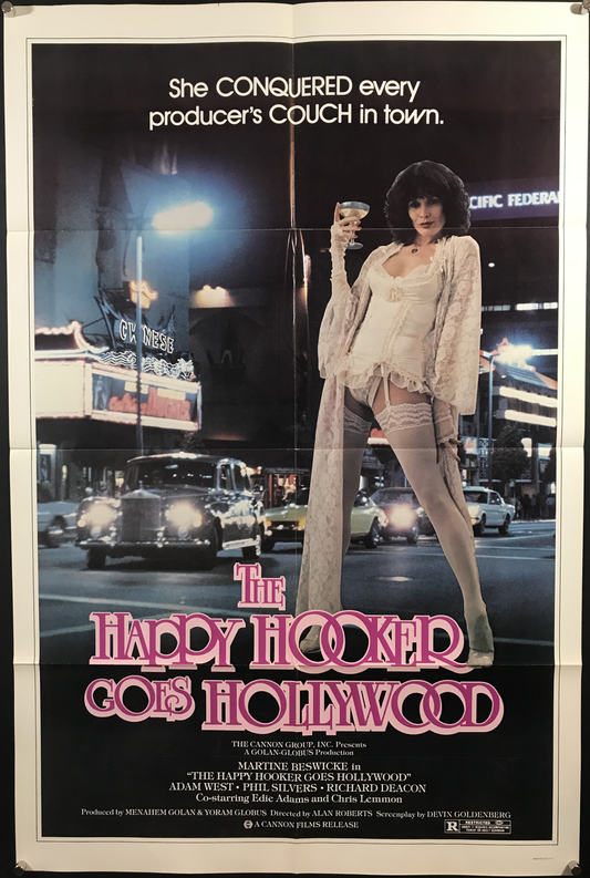 Happy Hooker Goes Hollywood Original One Sheet Poster 1986
