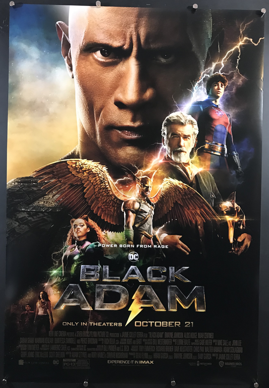 Black Adam Original One Sheet Poster 2022