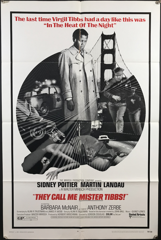 They Call Me Mr. Tibbs Original One Sheet Poster 1970