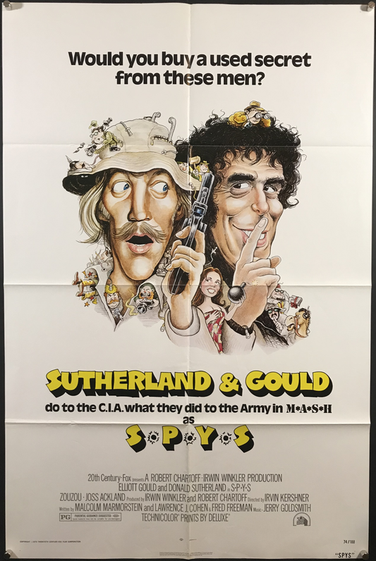 Spys Original One Sheet Poster 1974