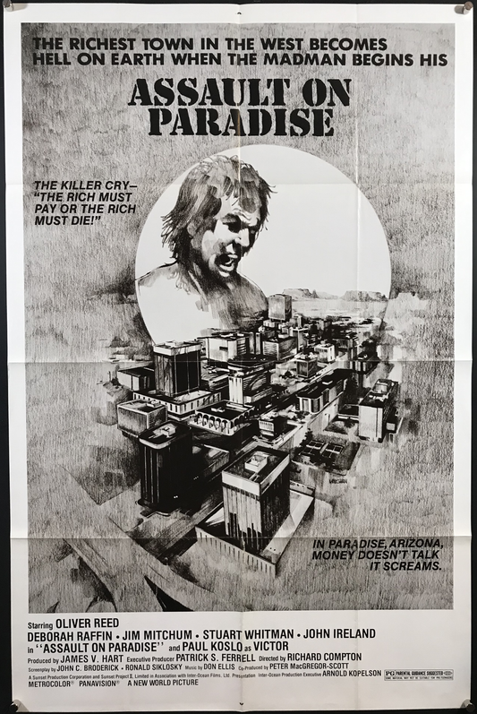 Assault On Paradise aka Ransom Original One Sheet Poster 1977