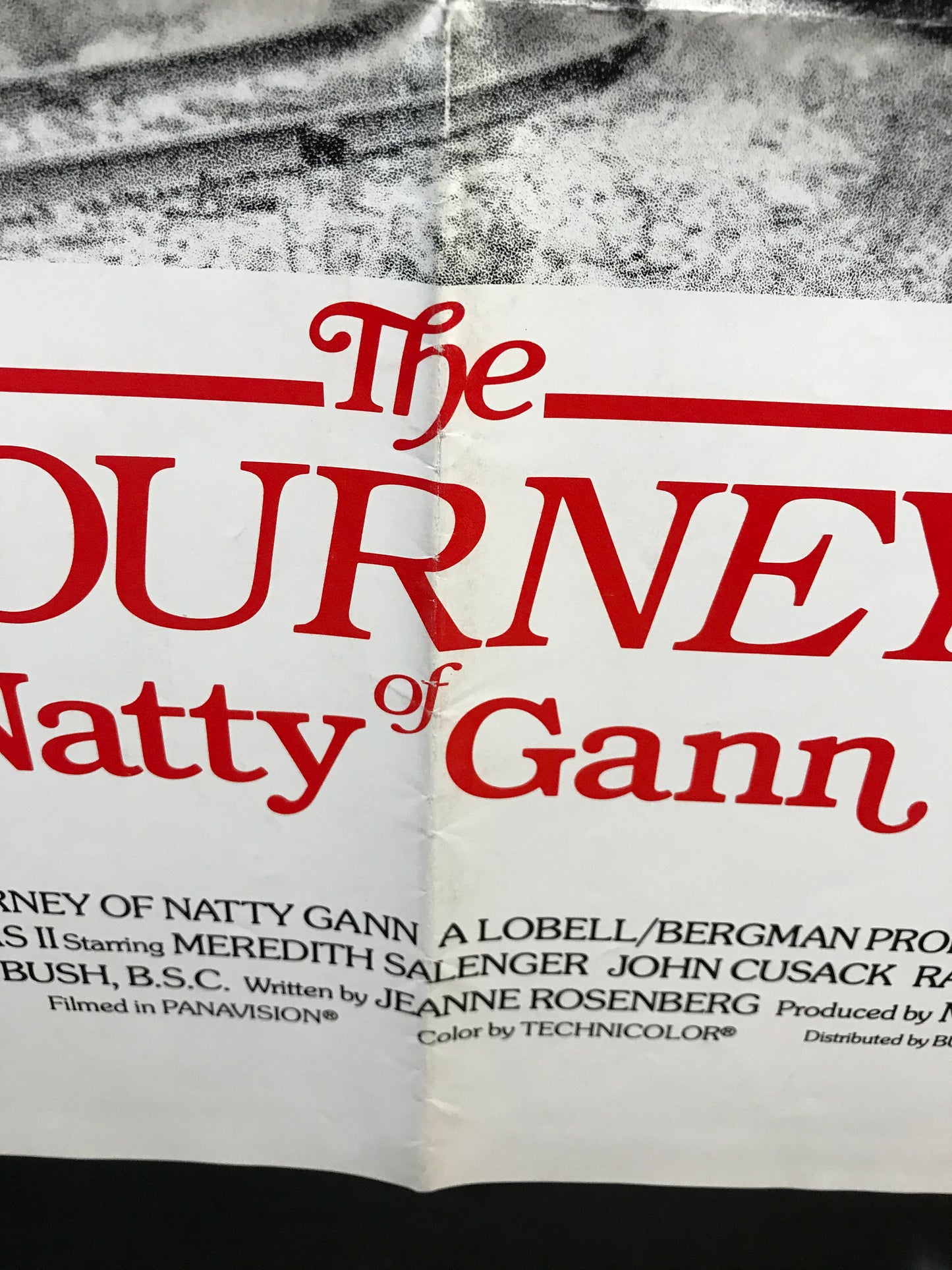 Journey Of Natty Gann Original One Sheet Poster 1985